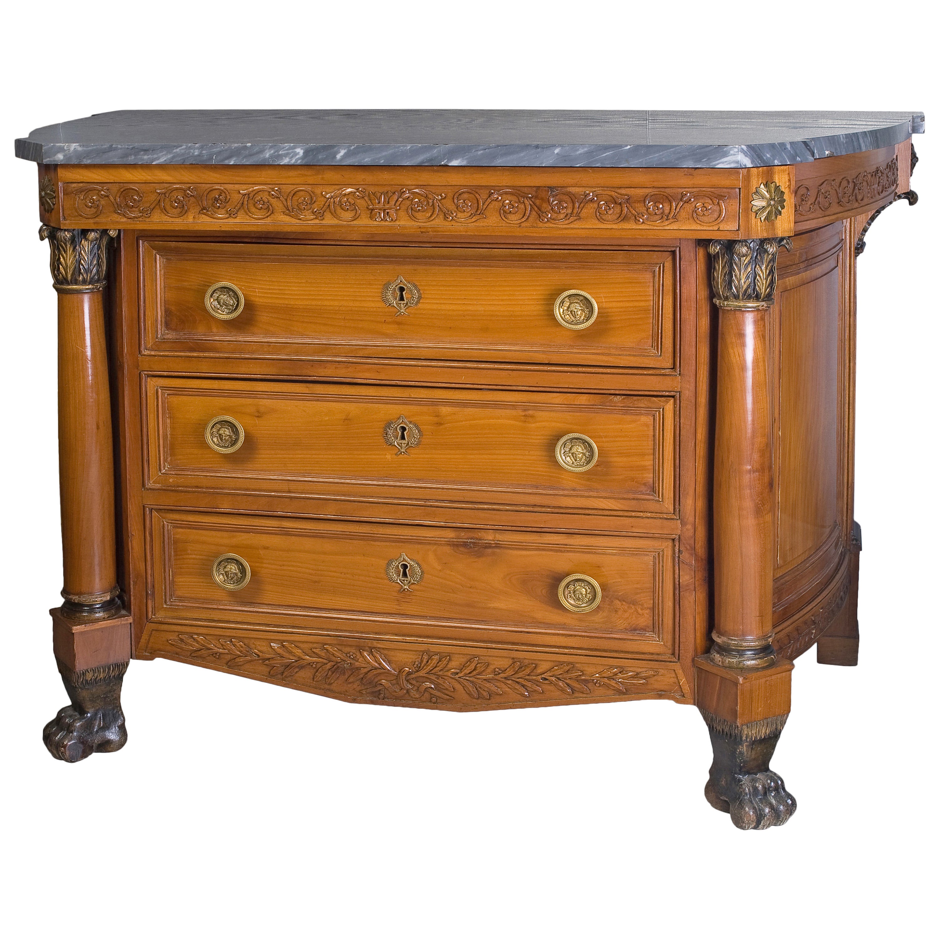 Empire French Alpine Commode For Sale