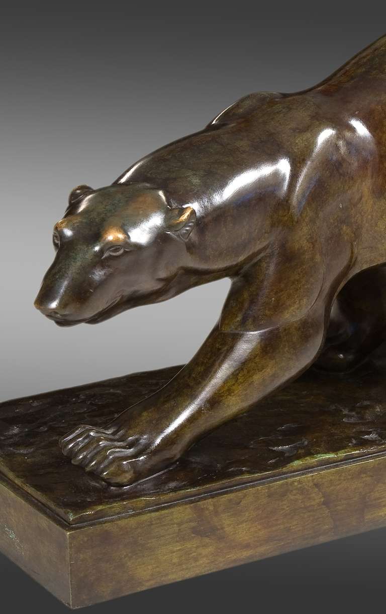Belgian Raymond de Meester Bear in Bronze For Sale