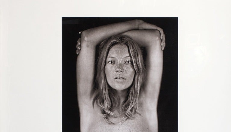 Kate Moss by Chuck Close. Archival pigment print from daguerreotype. Tirage 2/15 2008.