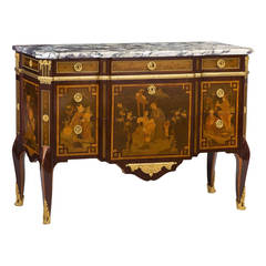 Chinoiserie Ormolu-Mounted Marquetry Commode