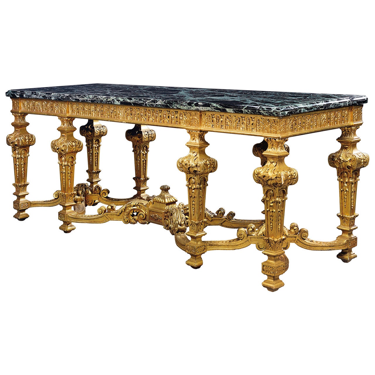 Grand Regence Style Giltwood Console Table