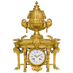 Louis XVI Style Ormolu Mantel Clock 2