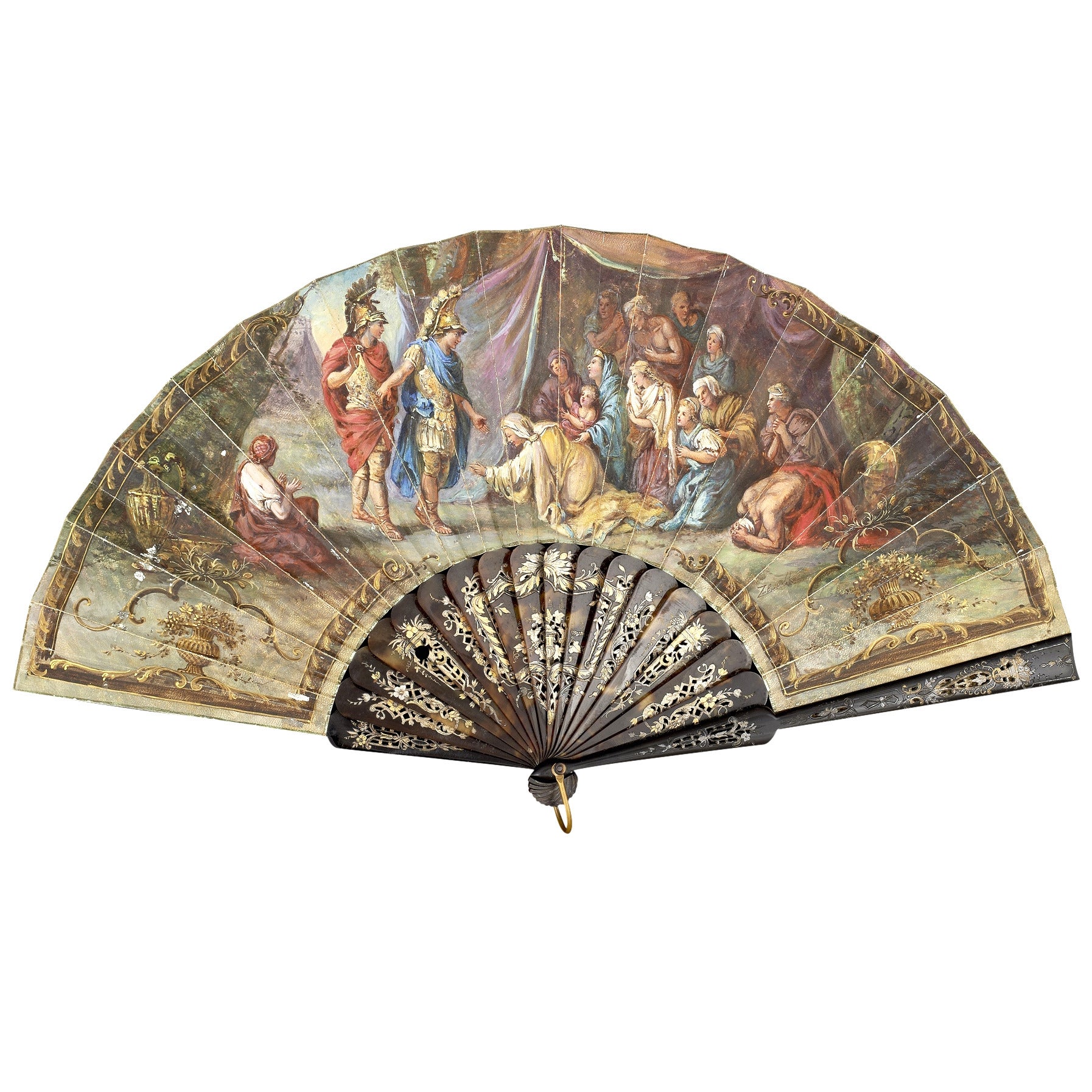 Tortoiseshell and Paper Fan