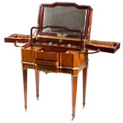 Ormolu-Mounted Burr Amboyna and Mahogany Dressing Table 9