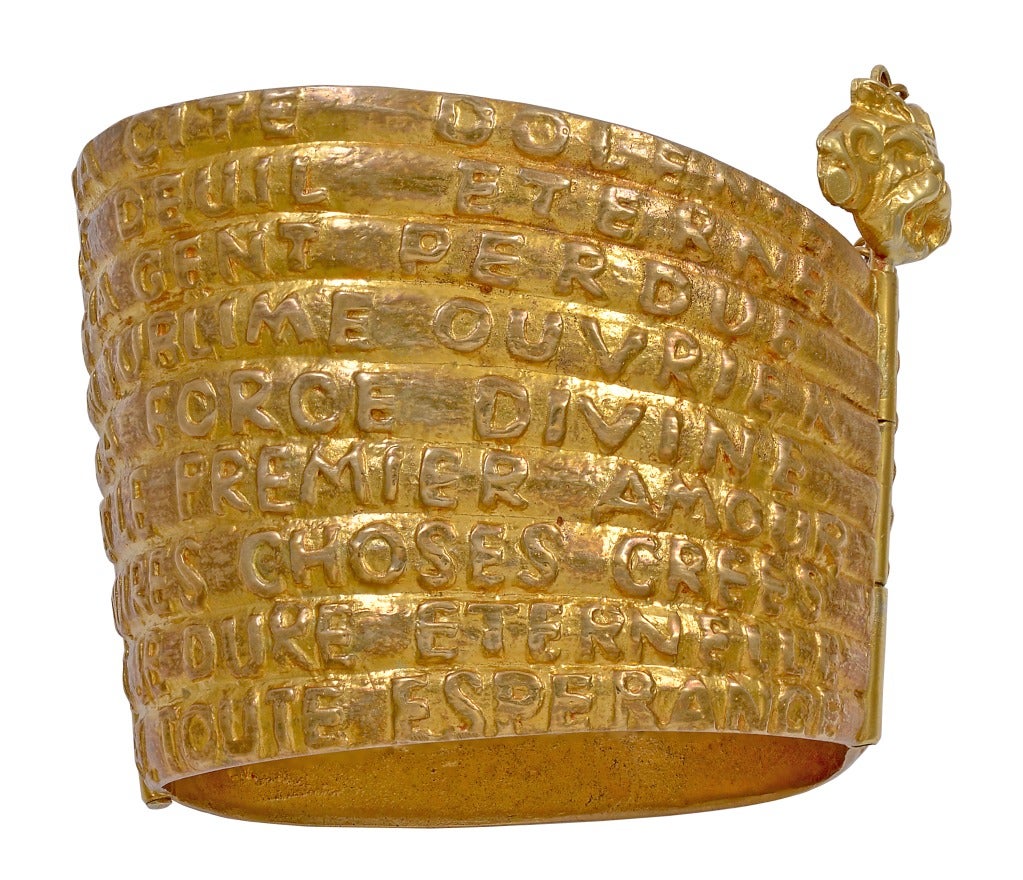 Bracelet « Les cercles de l'enfer » de Line Vautrin