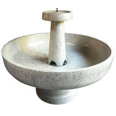 1960's French "Graniglia" Fountain