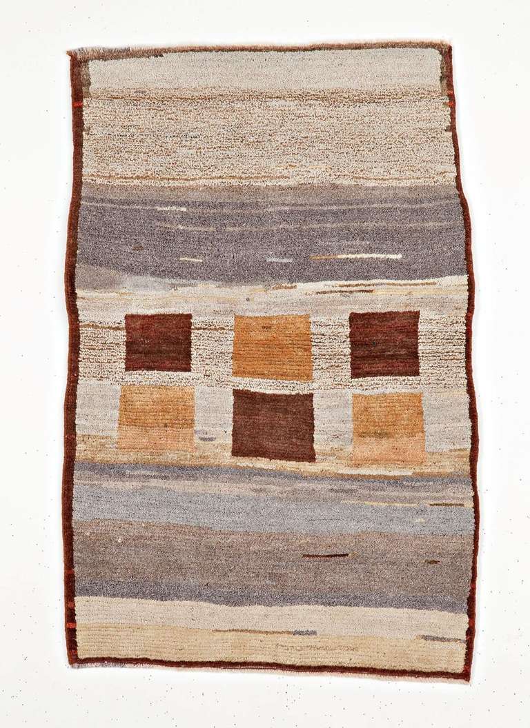 Vintage Persian Gabbeh Rug