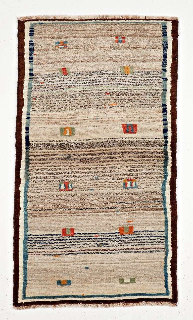 Vintage Persian Gabbeh Rug