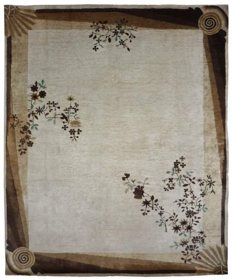 Chinese Art Deco Rug For Sale