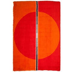 Vintage Dutch design rug
