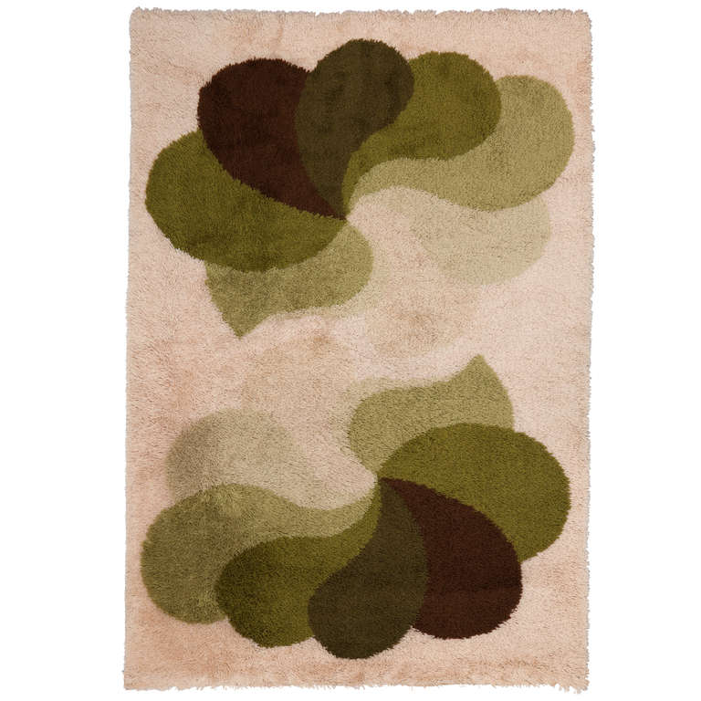 Vintage Dutch Design Rug at 1stdibs