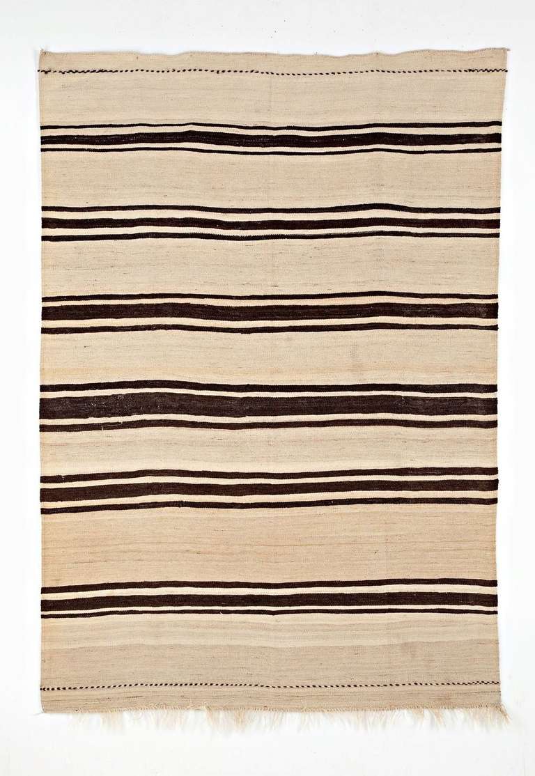 Vintage Striped Kilim