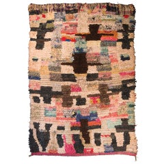 Boucherouite textile "Totem"