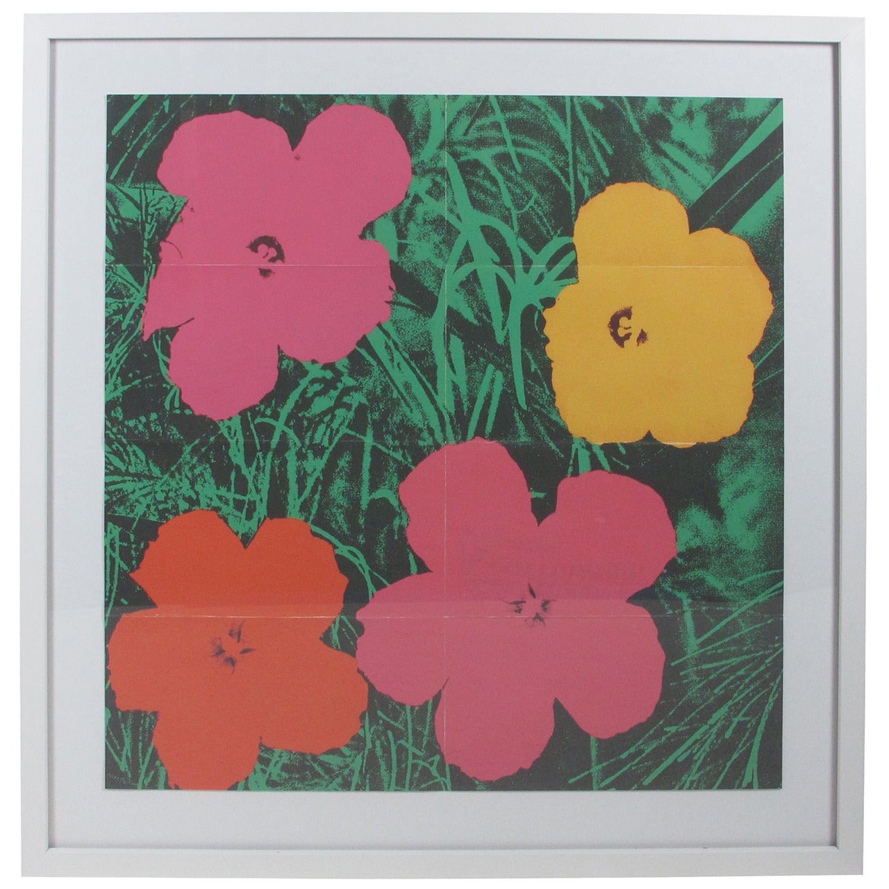 Andy Warhol Flowers Castelli Gallery Mailer 1964
