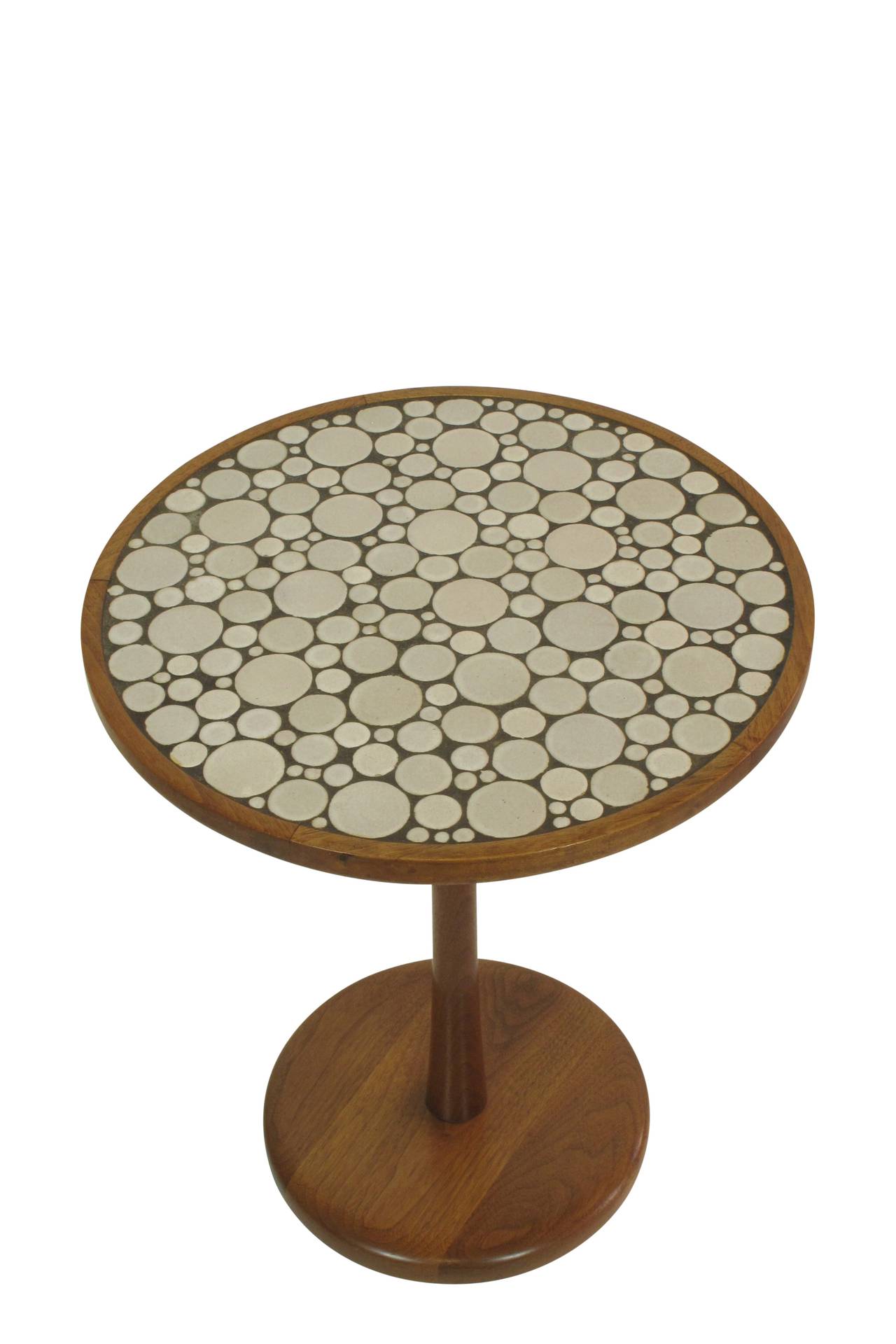 American Ceramic Top Occasional Table by Gordon Martz