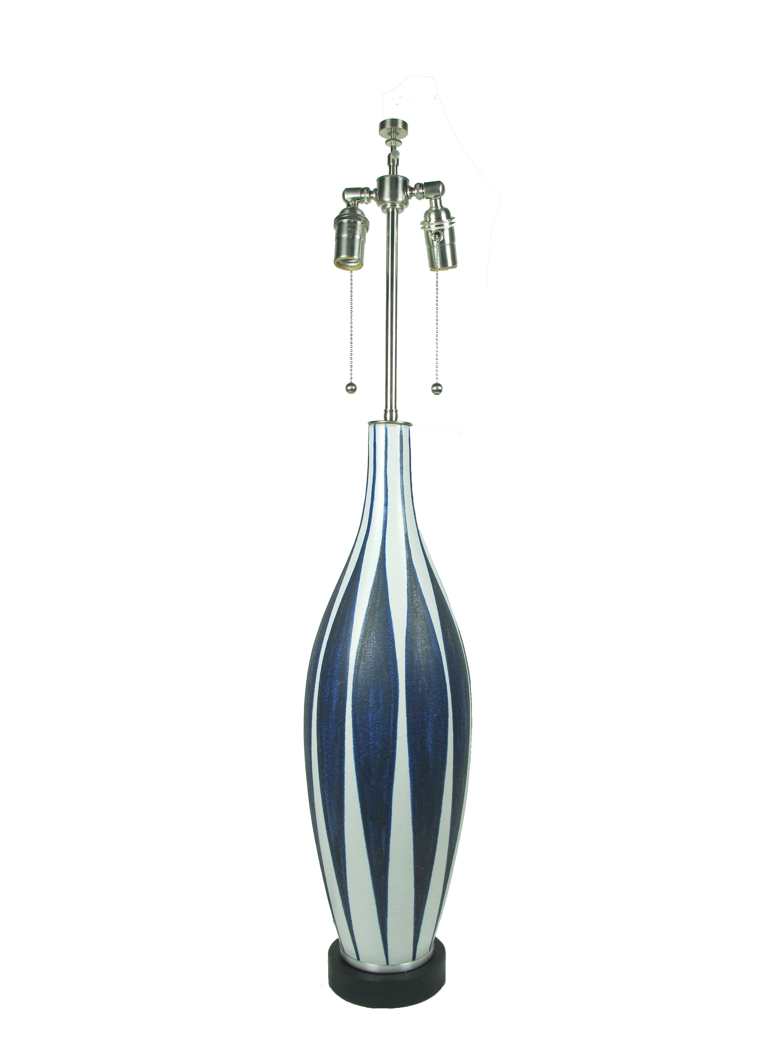 1960s Swedish Ceramic Table Lamp by Hoganas