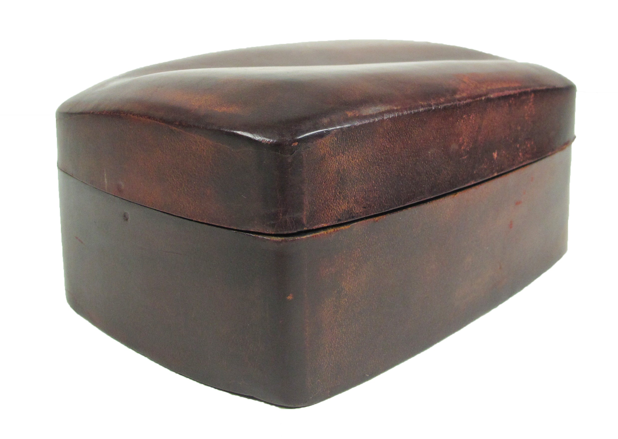 Elsa Peretti Leather Wave Jewelry Box for Tiffany in Oxblood