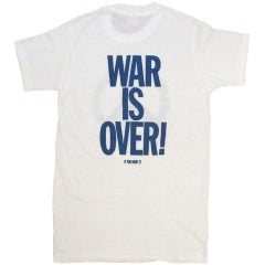 La guerre est terminée ! Le T-shirt de la paix après John Lennon et Yoko Ono