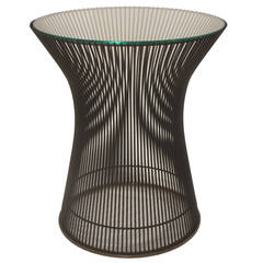 Platner for Knoll Side Table in Bronze