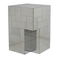 Paul Evans Cityscape Chromed Plated Steel Occasional Table