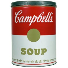 After Warhol Campbell's Soup Store Display Can
