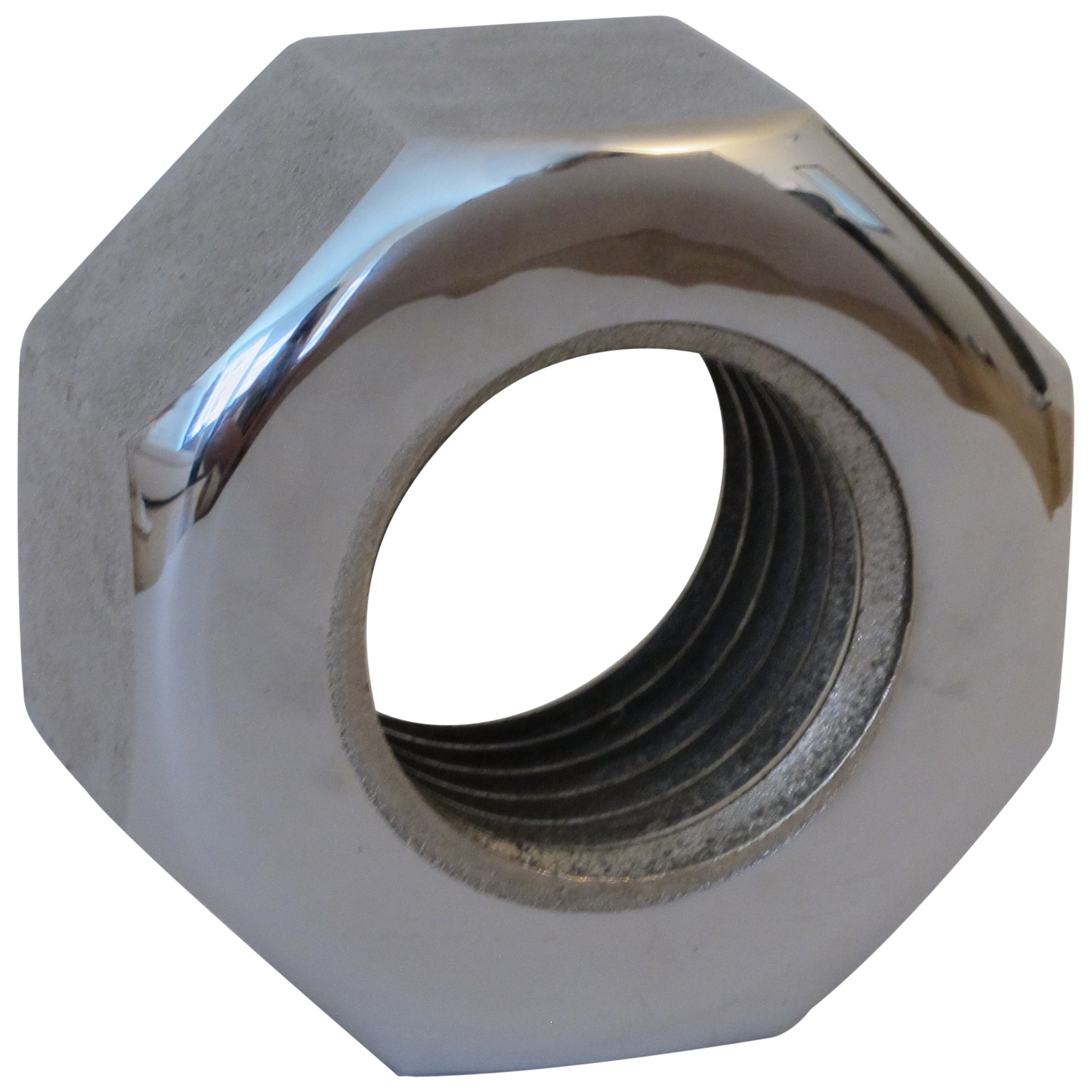 Giant Octagonal Threaded Nut by Bill Curry for Design Line
