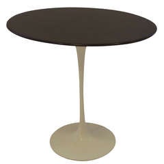 Eero Saarinen for Knoll Oval Top Pedestal Side Table in Oak