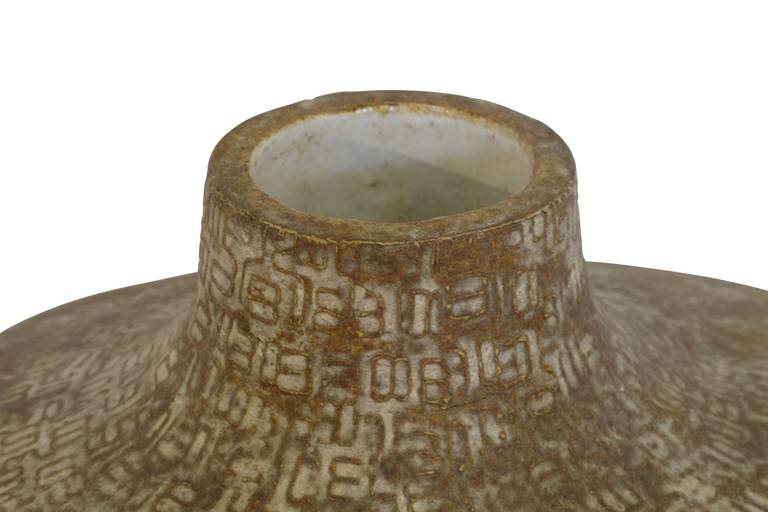 Late 20th Century Large Claude Conover Ceramic Vase 