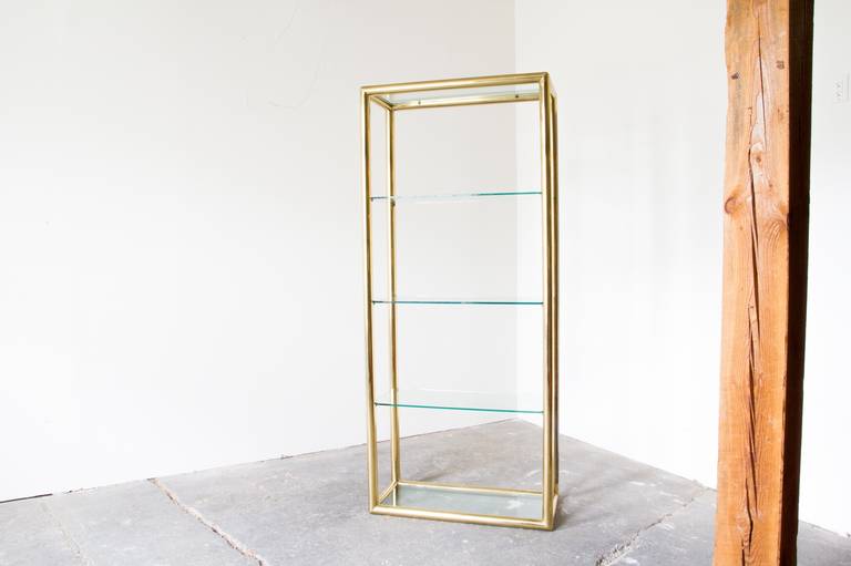John Mascheroni Tubo Étagère in Brass
