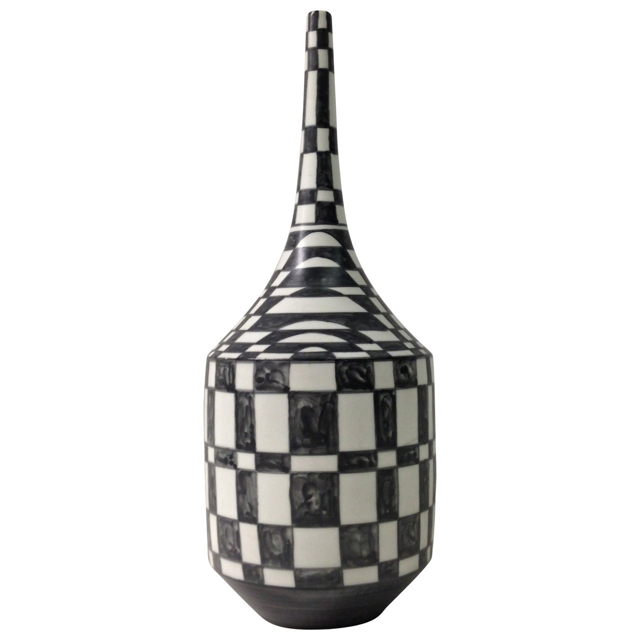 Monochromatic Italian Porcelain Vase by Cossa