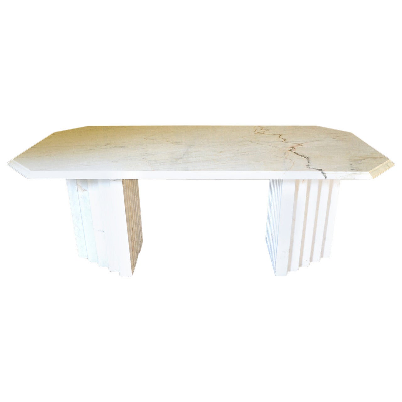 Marble Table in the Art Deco Style, circa 1930 For Sale