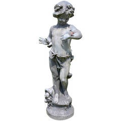 Early 20th Century Lead Figure of the ‘Butterfly Girl’