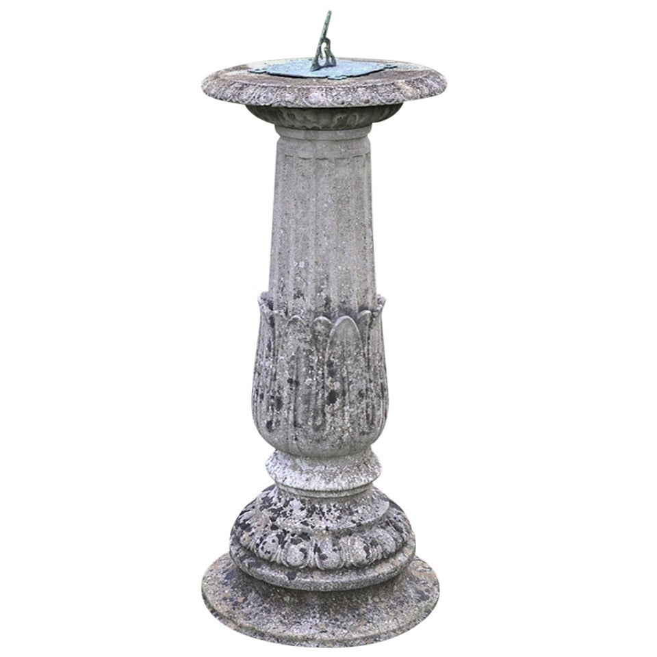 Late 19th Century Composition Sundial