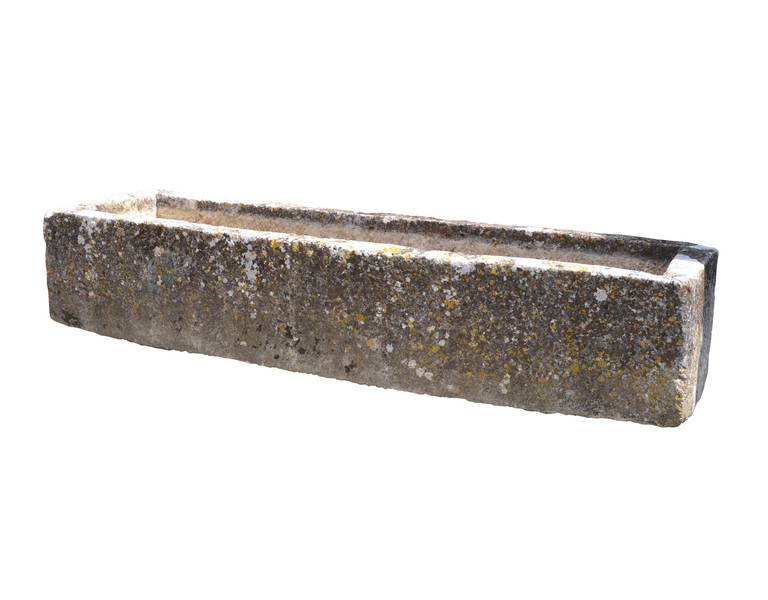Large Antique Limestone Trough