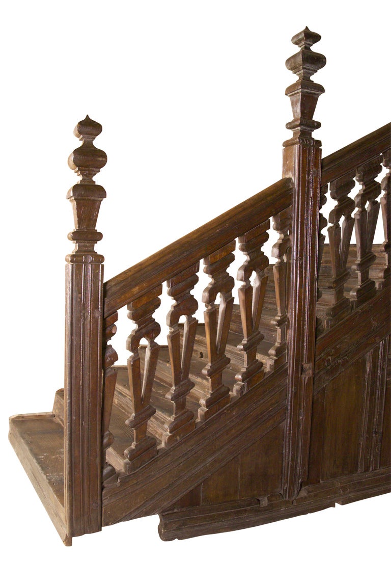 The Llwyn Ynn Staircase previously thought to have possibly come from Wynnstay Hall, this fine 17th century staircase can now be firmly attributed through the detailed research of Linda Hall and Mark Baker to Llwyn Ynn, a large Jacobean house near