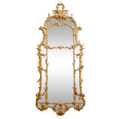 Miroir en bois doré de George III