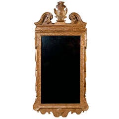 A Fine George II Gilt Gesso Mirror