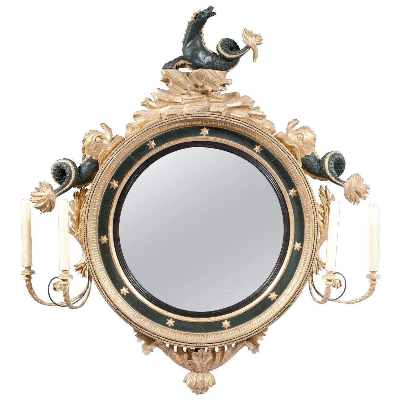 Fine Regency Convex Mirror