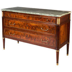 A Highly Figured Late 18th Century Commode