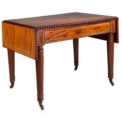 Charles X Drop-Leaf, Library Centre Table