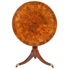 Fine Burr Yew Wood Table