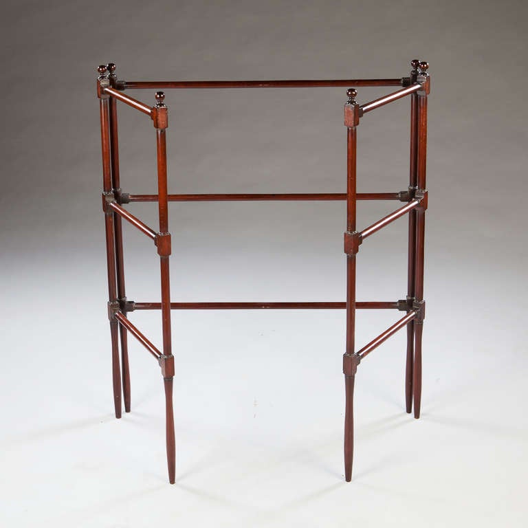 Late 18th Century Mahogany Bathroom Towel Rail