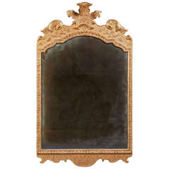 Antique Very Fine George I Gilt Gesso Mirror