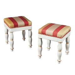A Pair of Louis XVI stools