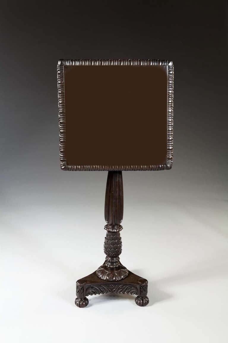 19th Century Anglo-Indian, Ebonized Occasional or Lamp Table 1