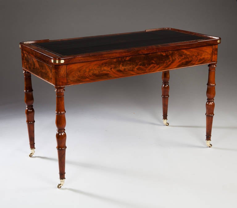 French Very Fine Mahogany Tric Trac Table