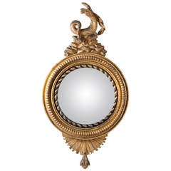 Fine Early 19th Century Regency Convex Mirror