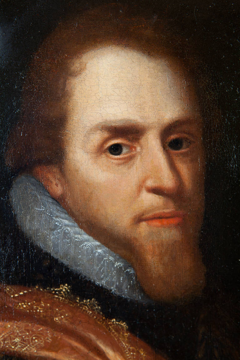 Aesthetic Movement Fine Portrait of Prince Maurice of Nassau, Prince of Orange 1567-1641
