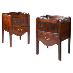 Pair of George III Bedside Cabinets