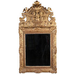 A Fine French Giltwood Pier Glass